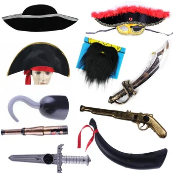 Kids Adults Pirate Eye Patches Hat Knife Hook Weapons Cosplay Costume Props Party Dress Decoration Halloween Christmas
Kids Adults Pirate Eye Patches Hat Knife Hook Weapons Cosplay Costume Props Party Dress Decoration Halloween Christmas