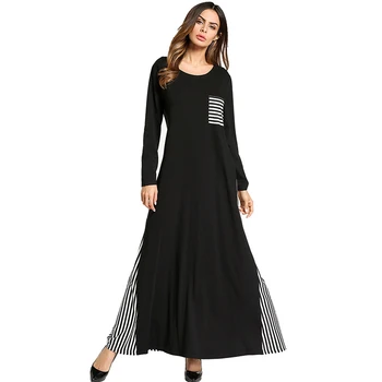 Casual Muslim Striped Maxi Dress Abaya Knitted Long Robe Gowns Kimono Loose Style Big Jubah Ramadan Middle East Islamic Clothing
Casual Muslim Striped Maxi Dress Abaya Knitted Long Robe Gowns Kimono Loose Style Big Jubah Ramadan Middle East Islamic Clothing