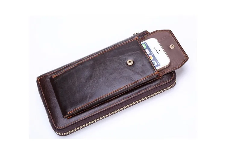 Men genuine leather wallet 19