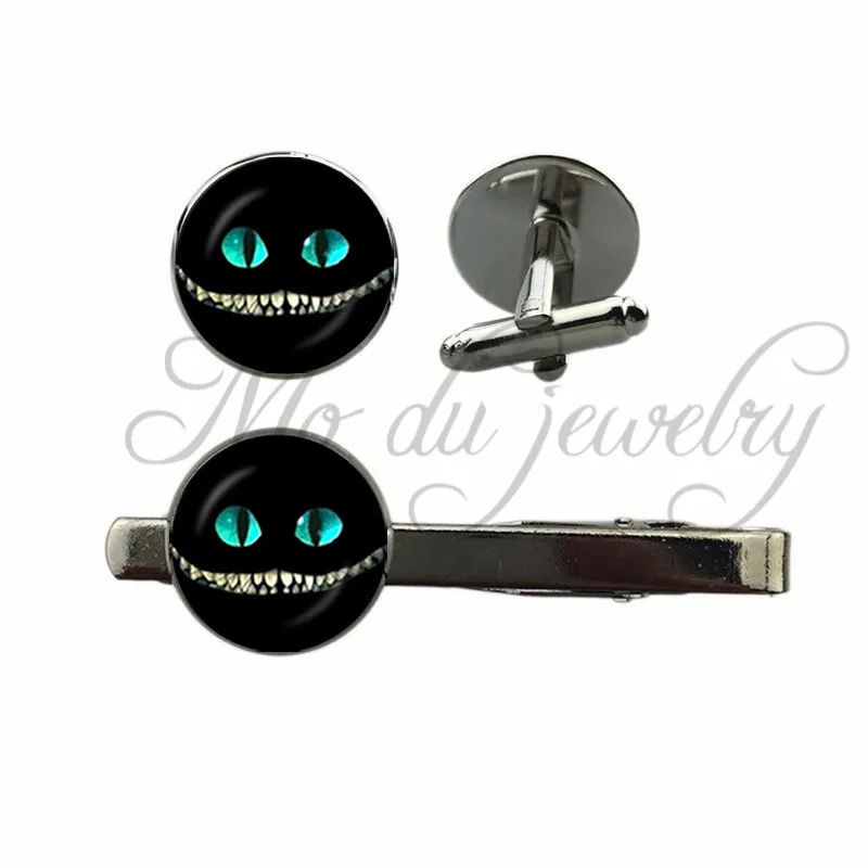 Cheshire Cat Evil Smile Grin Tie Clips & Cufflinks Alice in Wonderland Tie Clip Cufflink Halloween Matching Sets Accessories
Cheshire Cat Evil Smile Grin Tie Clips & Cufflinks Alice in Wonderland Tie Clip Cufflink Halloween Matching Sets Accessories