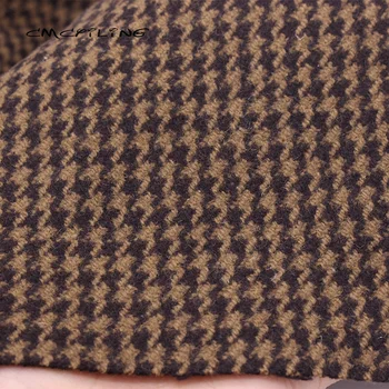 CMCYILING Yarn Dyed Houndstooth Wool Fabric For Sewing Dress Coat Scarf Apparel Cloth Wool Material 100cm*150cm
CMCYILING Yarn Dyed Houndstooth Wool Fabric For Sewing Dress Coat Scarf Apparel Cloth Wool Material 100cm*150cm