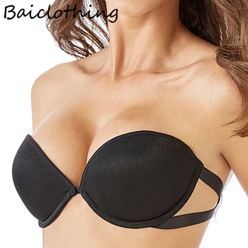 BAICLOTHING Womens Strapless Invisible Underwire Half Cup Push Up Wedding Dress Seamless Anti-skid Bralette Bra 32 34 36 A B C D
BAICLOTHING Womens Strapless Invisible Underwire Half Cup Push Up Wedding Dress Seamless Anti-skid Bralette Bra 32 34 36 A B C D