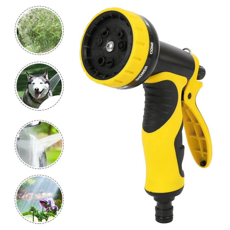 Multifunction Garden Water Gun Car Wash Spray High Pressure Adjustable Washer Nozzle Sprayer Watering Lawn Sprinkler Jet Hose
Multifunction Garden Water Gun Car Wash Spray High Pressure Adjustable Washer Nozzle Sprayer Watering Lawn Sprinkler Jet Hose