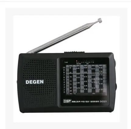 

1 pc Degen DE321 FM Stereo MW SW Radio DSP World Band Receiver Radio FM A0905A Best Price