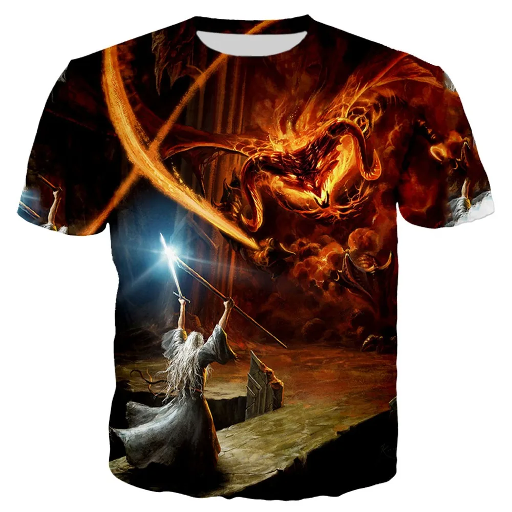 PLstar Cosmos 2019 Summer New Fashion t shirt Funny 3D Print lord of the rings gandalf vs balrog tshirt Casual Tees XS-7XL
PLstar Cosmos 2019 Summer New Fashion t shirt Funny 3D Print lord of the rings gandalf vs balrog tshirt Casual Tees XS-7XL