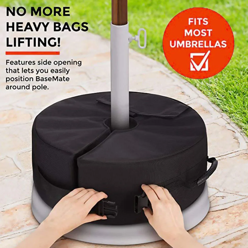 Umbrella Weighted Camping Tool Base Tent Stand Accessories Round Fixed Sand Bag Outdoors Sun Shelter Leg
Umbrella Weighted Camping Tool Base Tent Stand Accessories Round Fixed Sand Bag Outdoors Sun Shelter Leg