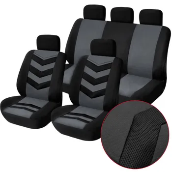 Gray 9pcs/Set Sports Breathable and cool Auto Car Seat Cover Full Front Seat Mat Pad Protector
Gray 9pcs/Set Sports Breathable and cool Auto Car Seat Cover Full Front Seat Mat Pad Protector