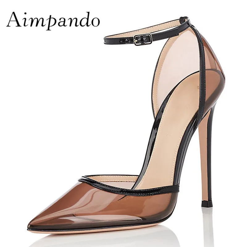 2019 Sexy Transparent Pvc Gladiator Sandals Woman Pointed Toe Ankle Strap High Heel Shoes Women Sexy Party Shoes
2019 Sexy Transparent Pvc Gladiator Sandals Woman Pointed Toe Ankle Strap High Heel Shoes Women Sexy Party Shoes