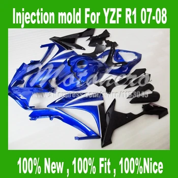 100%Fit injection fairing kit for Yamaha YZF R1 07 08 2007 2008 YZF-R1 07-08 Blue black YZF1000 R1 07 08 fairings parts #ST66V
100%Fit injection fairing kit for Yamaha YZF R1 07 08 2007 2008 YZF-R1 07-08 Blue black YZF1000 R1 07 08 fairings parts #ST66V