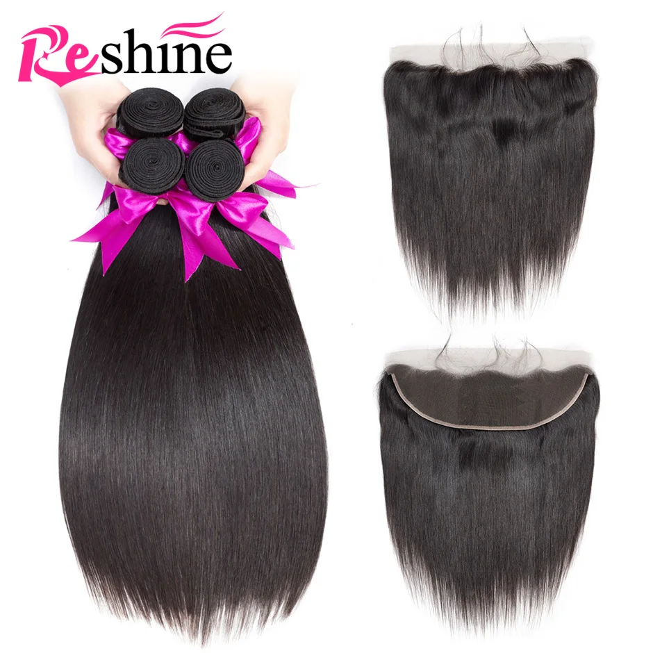 Reshine Brazilian Straight Hair Bundles With Frontal Human Hair Bundles With Frontal Remy Hair 3 Bundles With 13*4 Frontal
Reshine Brazilian Straight Hair Bundles With Frontal Human Hair Bundles With Frontal Remy Hair 3 Bundles With 13*4 Frontal