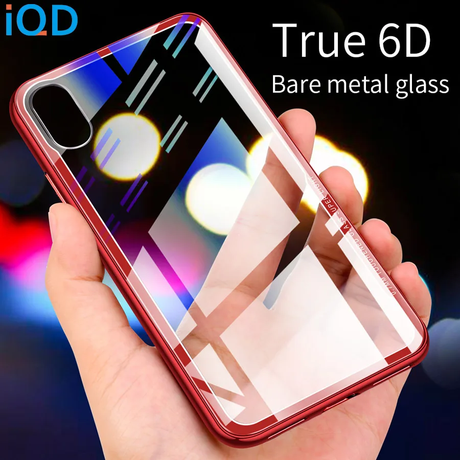 IQD Protective for iPhone X XS Max XR Tempered Glass Case Clear Back Shell Cover For iPhone 8 7 6 6s Plus Newest Bumper Cases xs
IQD Protective for iPhone X XS Max XR Tempered Glass Case Clear Back Shell Cover For iPhone 8 7 6 6s Plus Newest Bumper Cases xs