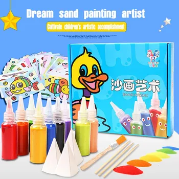 24pcs/set Kids Handmade Crafts Sand Painting Toys Art Painting Sand Paper Drawing Toys for Children Learning Educational
24pcs/set Kids Handmade Crafts Sand Painting Toys Art Painting Sand Paper Drawing Toys for Children Learning Educational