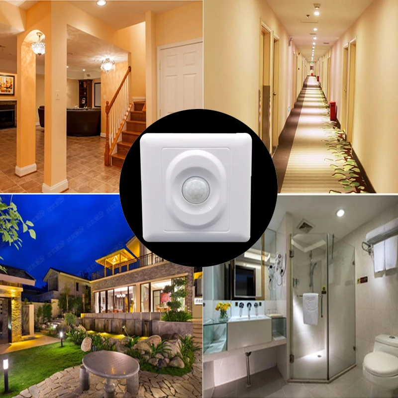 Wireless Motion Sensor light Switch 220V Recessed Wall Motion Sensor Switch Module Detector Automatic induction ON/ OFF
Wireless Motion Sensor light Switch 220V Recessed Wall Motion Sensor Switch Module Detector Automatic induction ON/ OFF