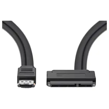 Power Esata (eSATAp) to Sata Cable Dual Power USB 12V 5V Combo to 22 Pin (7Pin + 15Pin)For 2.5 inch 3.5 inch HDD
Power Esata (eSATAp) to Sata Cable Dual Power USB 12V 5V Combo to 22 Pin (7Pin + 15Pin)For 2.5 inch 3.5 inch HDD