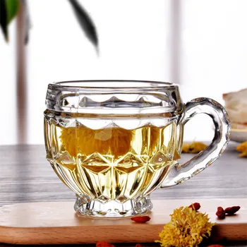 Brand Lead-free Handmade Glass Heat Resistant Crystal Tea Coffee Drink Cup With Handle Insulated Clear Glass Whiskey Drinkware
Brand Lead-free Handmade Glass Heat Resistant Crystal Tea Coffee Drink Cup With Handle Insulated Clear Glass Whiskey Drinkware
