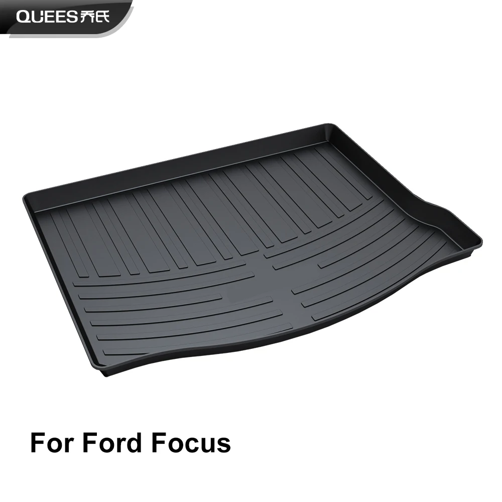 Коврик для багажника QUEES на заказ Ford Focus Mk3 2012 2013 2014 2015 2016 2017 2018 (международная