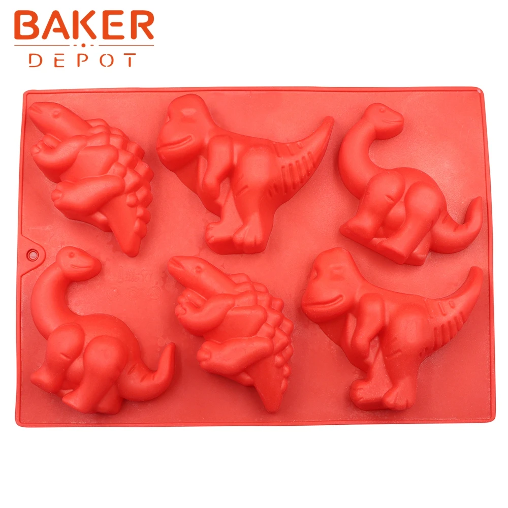 Silicone cake mold 6 holes dinosaur silicone jelly pudding mold silicone chocolate molds CDSM-300
Silicone cake mold 6 holes dinosaur silicone jelly pudding mold silicone chocolate molds CDSM-300