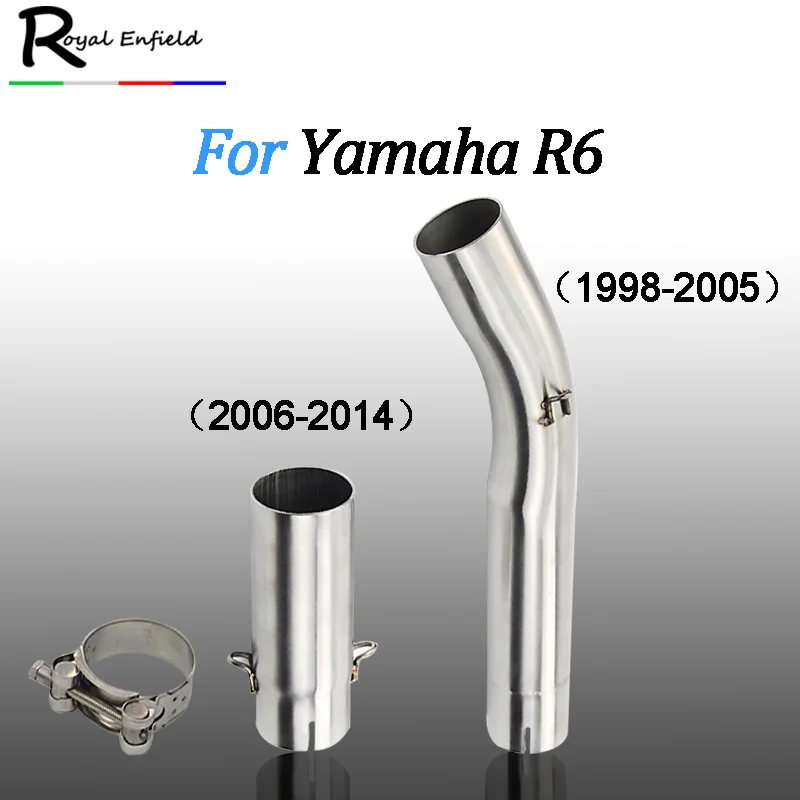 Motorcycle Motorbike Exhaust Middle Link Pipe Connector Slip On For Yamaha R6 YZF-R6 2006 2007 2008-2014 1998-2003 2004 2005
Motorcycle Motorbike Exhaust Middle Link Pipe Connector Slip On For Yamaha R6 YZF-R6 2006 2007 2008-2014 1998-2003 2004 2005