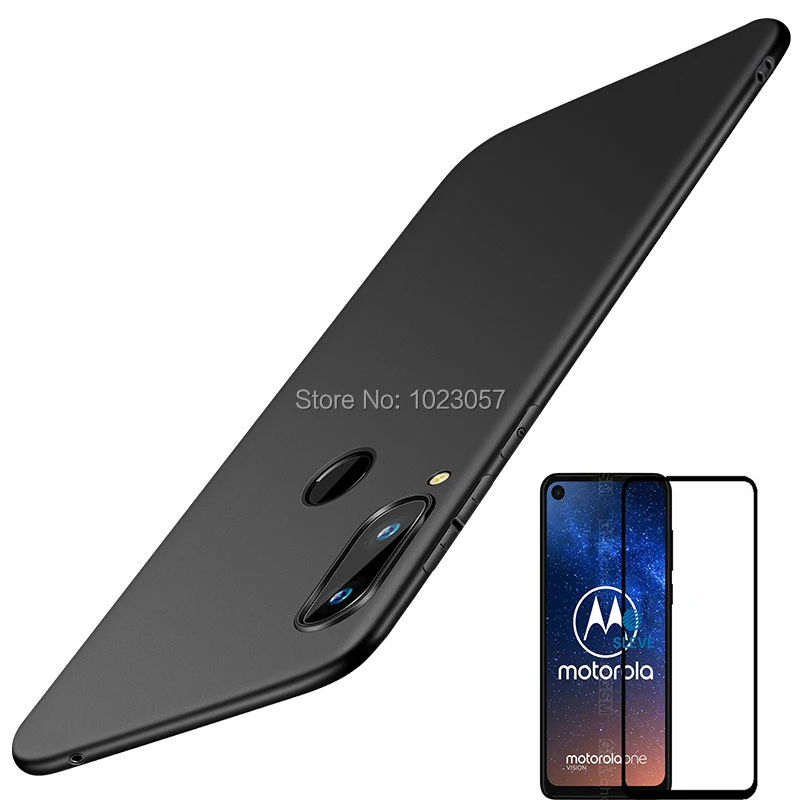 For Motorola One Vision Case For Motorola One Action Black Soft TPU Case With Full Tempered Glass For Motorola One Vision XT1970
For Motorola One Vision Case For Motorola One Action Black Soft TPU Case With Full Tempered Glass For Motorola One Vision XT1970