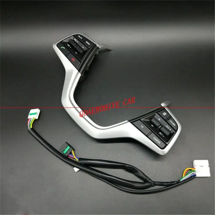 QDAEROHIVE car Cruise Switch For Hyundai Elantra 1.6l Car Bluetooth Button Control Volume channel Phone Cruise Control Steering
QDAEROHIVE car Cruise Switch For Hyundai Elantra 1.6l Car Bluetooth Button Control Volume channel Phone Cruise Control Steering