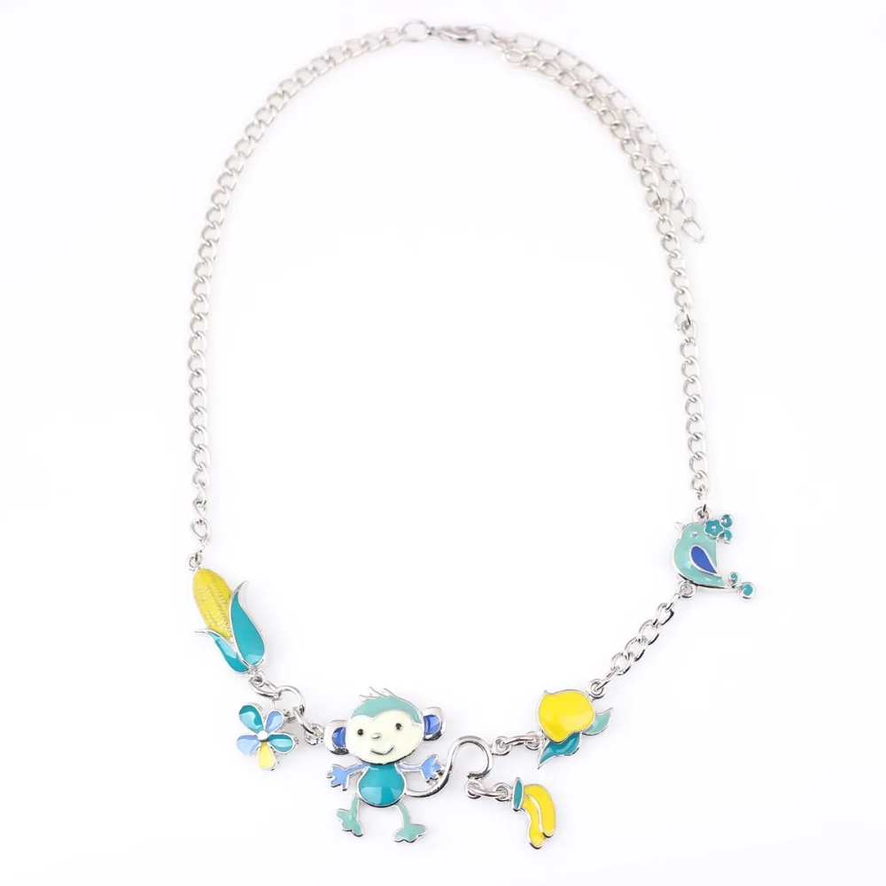 Bonsny Statement Necklace Monkey Enamel Flower Alloy Long Chain Pendants 2016 New Jewelry For Women Charm Collares Accessories
Bonsny Statement Necklace Monkey Enamel Flower Alloy Long Chain Pendants 2016 New Jewelry For Women Charm Collares Accessories