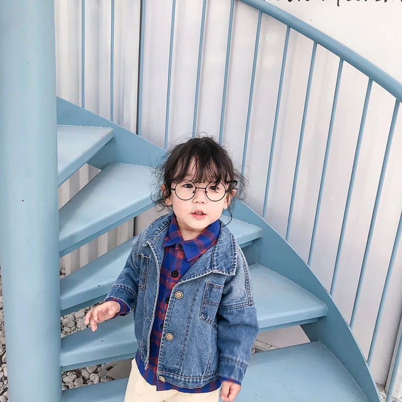 2019 Autumn girls fashion oversized denim jackets boys pure cotton casual coats outwear 2-6Y
2019 Autumn girls fashion oversized denim jackets boys pure cotton casual coats outwear 2-6Y