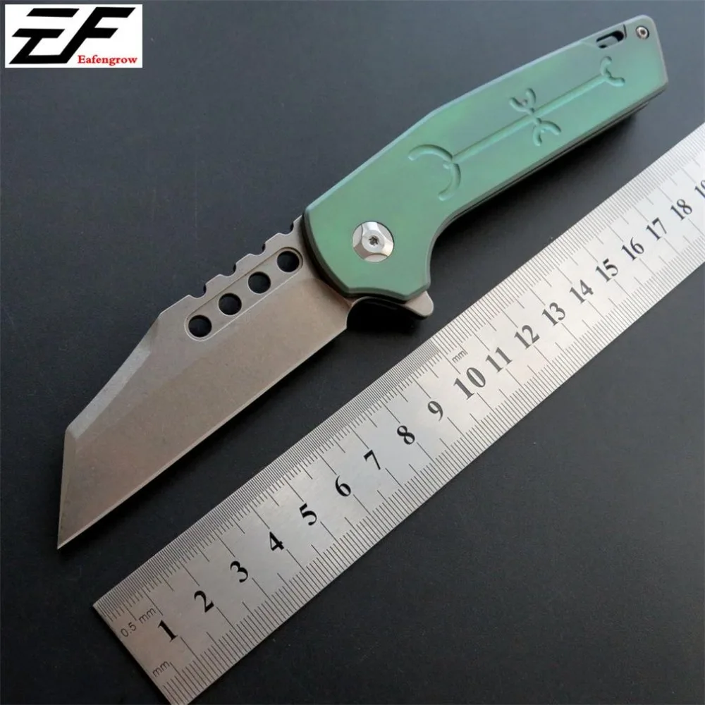 New Incoming EF333 Folding Knife Tactical Camping Knives D2 Steel Titanium Alloy Handle EDC Tools
New Incoming EF333 Folding Knife Tactical Camping Knives D2 Steel Titanium Alloy Handle EDC Tools