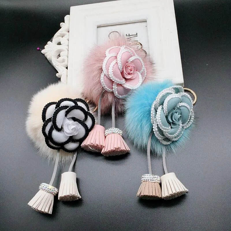 NEW FOX Fur keychain leather tassel car key chains Lady couple bag ornaments creative fashion charm flower ornaments key ring
NEW FOX Fur keychain leather tassel car key chains Lady couple bag ornaments creative fashion charm flower ornaments key ring