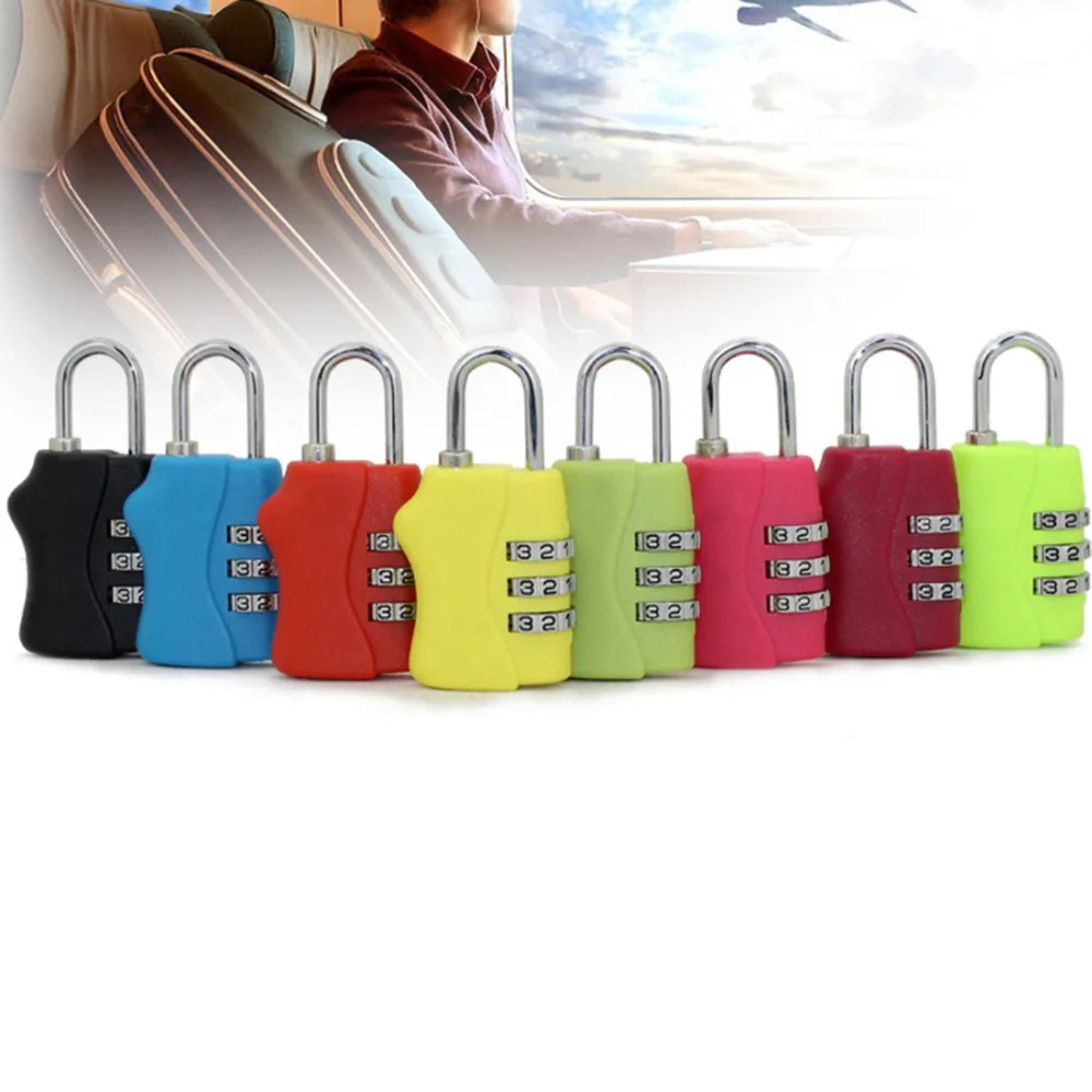 3 Digit Combination Padlock Password Lock for Travel Bag Backpack Handbag Box Luggage Custom Coded Random Color
3 Digit Combination Padlock Password Lock for Travel Bag Backpack Handbag Box Luggage Custom Coded Random Color