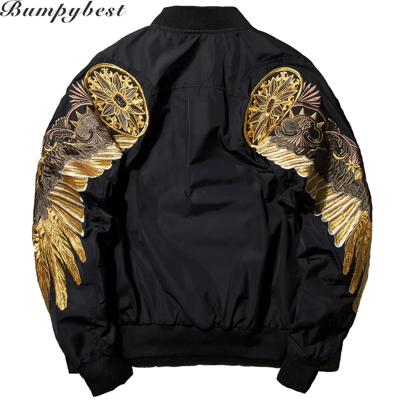 Ma1 Bomber Jacket 2017 New Spring Autumn Black Angel Wing Embroidery Bomber Thin Jacket Men Hip Hop Coat Fashion Streetwear
Ma1 Bomber Jacket 2017 New Spring Autumn Black Angel Wing Embroidery Bomber Thin Jacket Men Hip Hop Coat Fashion Streetwear