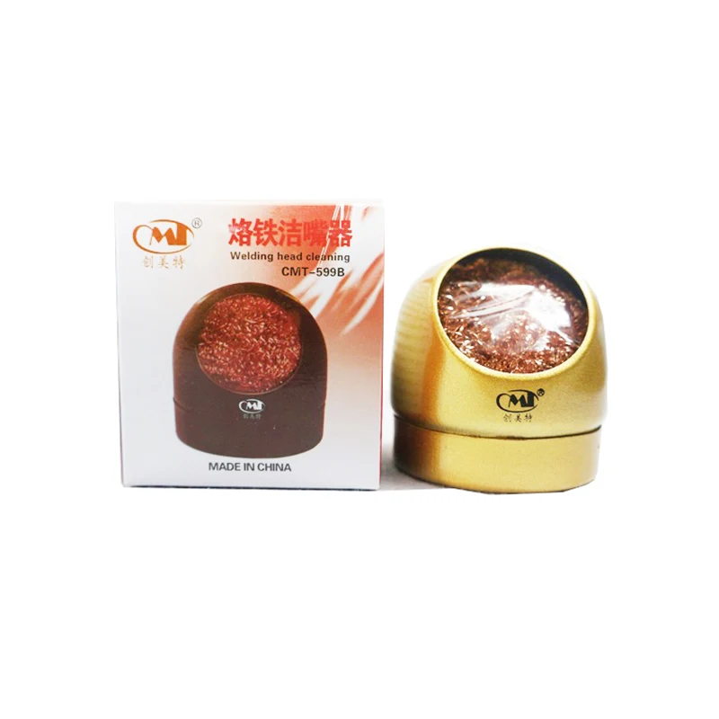 1PCS Soldering Iron Tip Brass Wire Sponge Cleaner Ball Iron Stand Welding Tip Head Welding Iron Tip Cleaner For Steel Cleaning
1PCS Soldering Iron Tip Brass Wire Sponge Cleaner Ball Iron Stand Welding Tip Head Welding Iron Tip Cleaner For Steel Cleaning