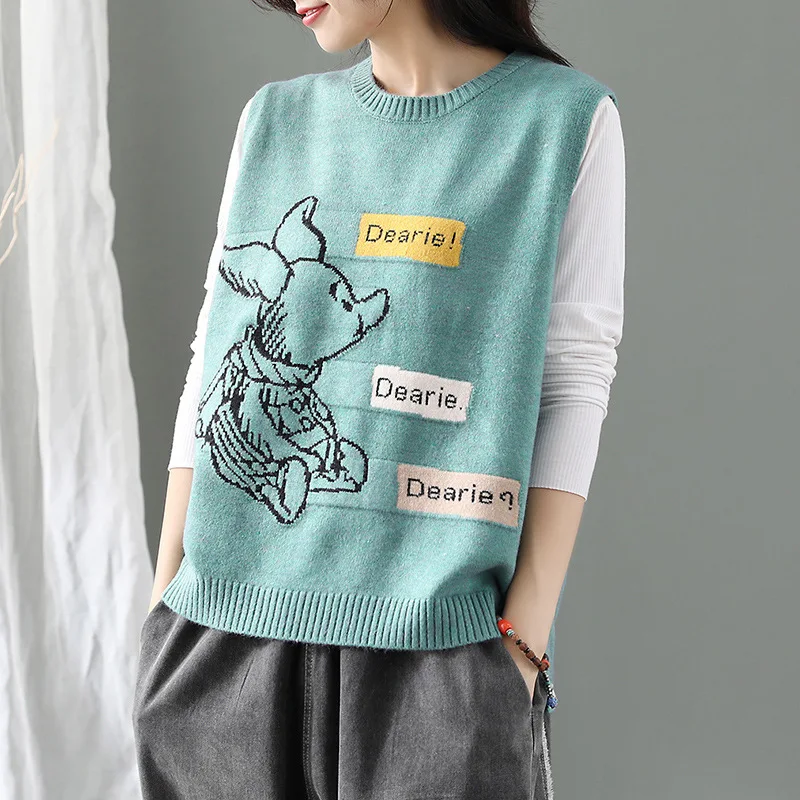 2019 Cartoon kangaroo pattern quality o-neck sleeveless knitted vest sweater qxh xmz
2019 Cartoon kangaroo pattern quality o-neck sleeveless knitted vest sweater qxh xmz