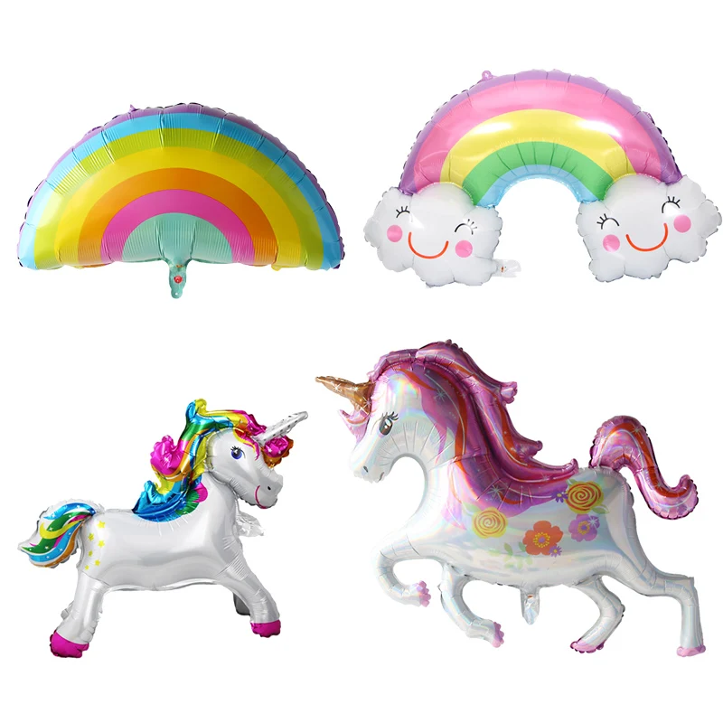 1pcs inflatable rainbow unicorn foil helium balloon kids birthday party decoration unicorn party balloons supplies baby shower 
1pcs inflatable rainbow unicorn foil helium balloon kids birthday party decoration unicorn party balloons supplies baby shower