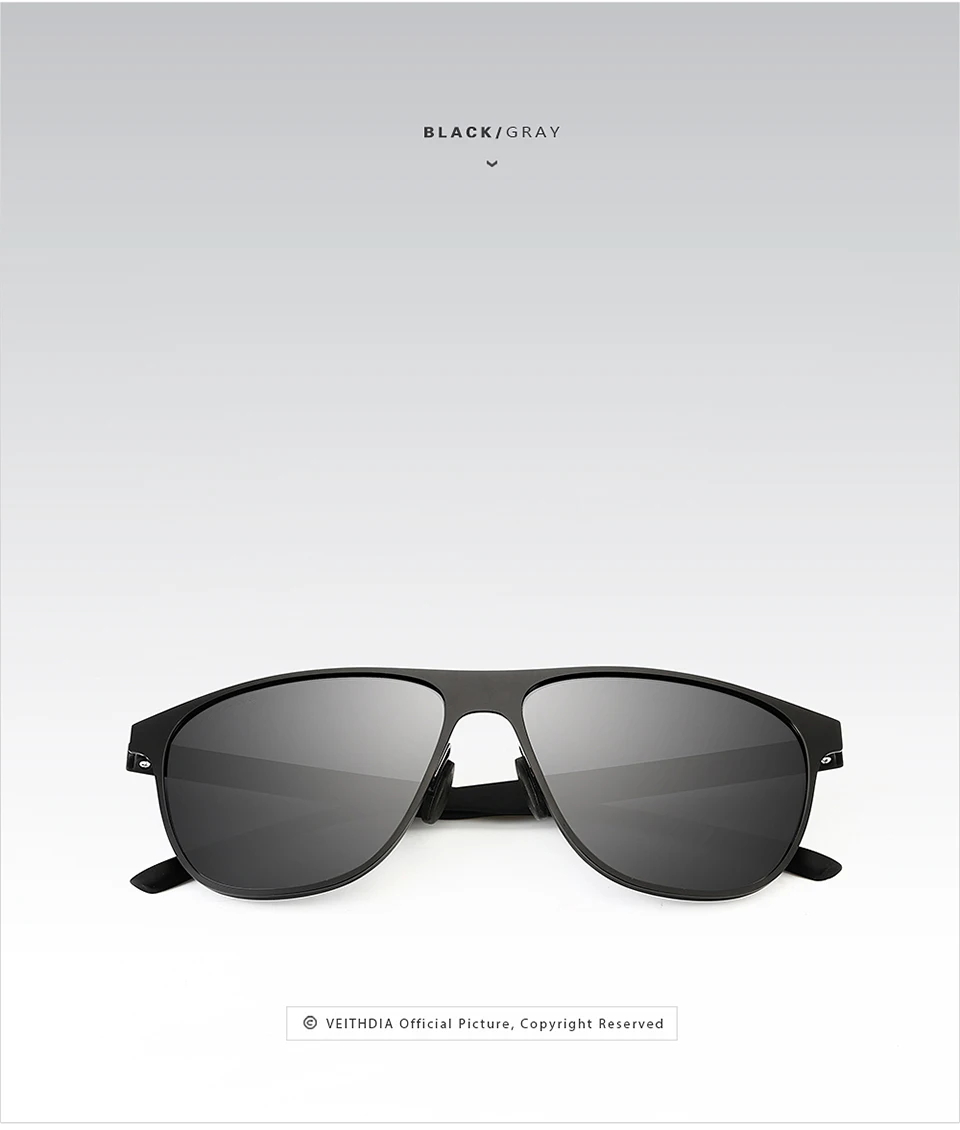 New VEITHDIA Brand Unisex Stainless Steel Sunglasses Polarized Eyewear Accessories Male Sun Glasses For Men/Women gafas VT3920 26