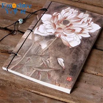 Peony Painting Book for Art Students China Brush Painting Flower Notepad Cover Wired Retro Vintage Notebook Gift Note Book N307
Peony Painting Book for Art Students China Brush Painting Flower Notepad Cover Wired Retro Vintage Notebook Gift Note Book N307