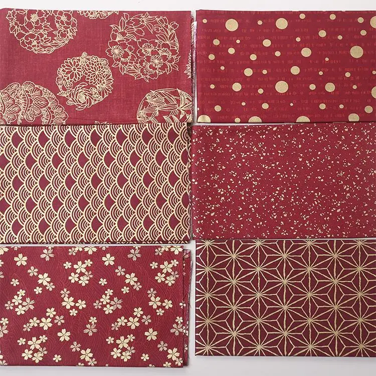 LEO&LIN Multiple Colors Dark Red wave Stamping Printing Japanese Kimonos Restoring Patchwork Cotton Fabric Tissus 50cm
LEO&LIN Multiple Colors Dark Red wave Stamping Printing Japanese Kimonos Restoring Patchwork Cotton Fabric Tissus 50cm