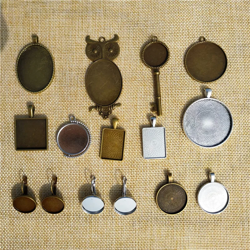 5 Pcs/lot 18-40mm Antique Bronze Cabochon Cameo Base Setting Jewelry Making Findings Oval Square Owl Necklace Earring Pendant
5 Pcs/lot 18-40mm Antique Bronze Cabochon Cameo Base Setting Jewelry Making Findings Oval Square Owl Necklace Earring Pendant