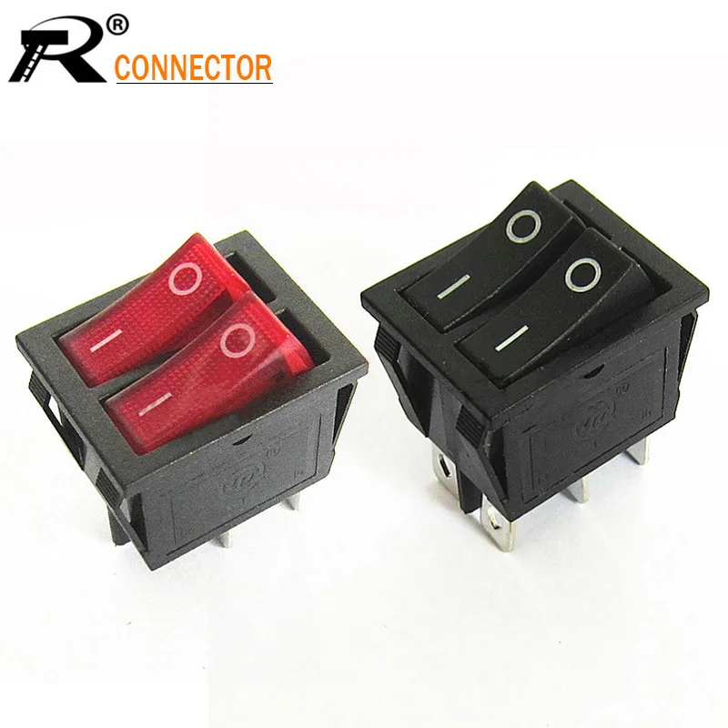 2pcs/lot KCD6 Boat Rocker Switch 2 Position 4/6 Pin Cooper Feet Push Button Power Switch without Light Red or Black Color
2pcs/lot KCD6 Boat Rocker Switch 2 Position 4/6 Pin Cooper Feet Push Button Power Switch without Light Red or Black Color