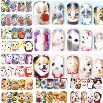 2018 new 12 sheets mixed designs cute dog cat full Water Transfer Decals Nail Art Stickers nails decoration manicure tools A1284
2018 new 12 sheets mixed designs cute dog cat full Water Transfer Decals Nail Art Stickers nails decoration manicure tools A1284