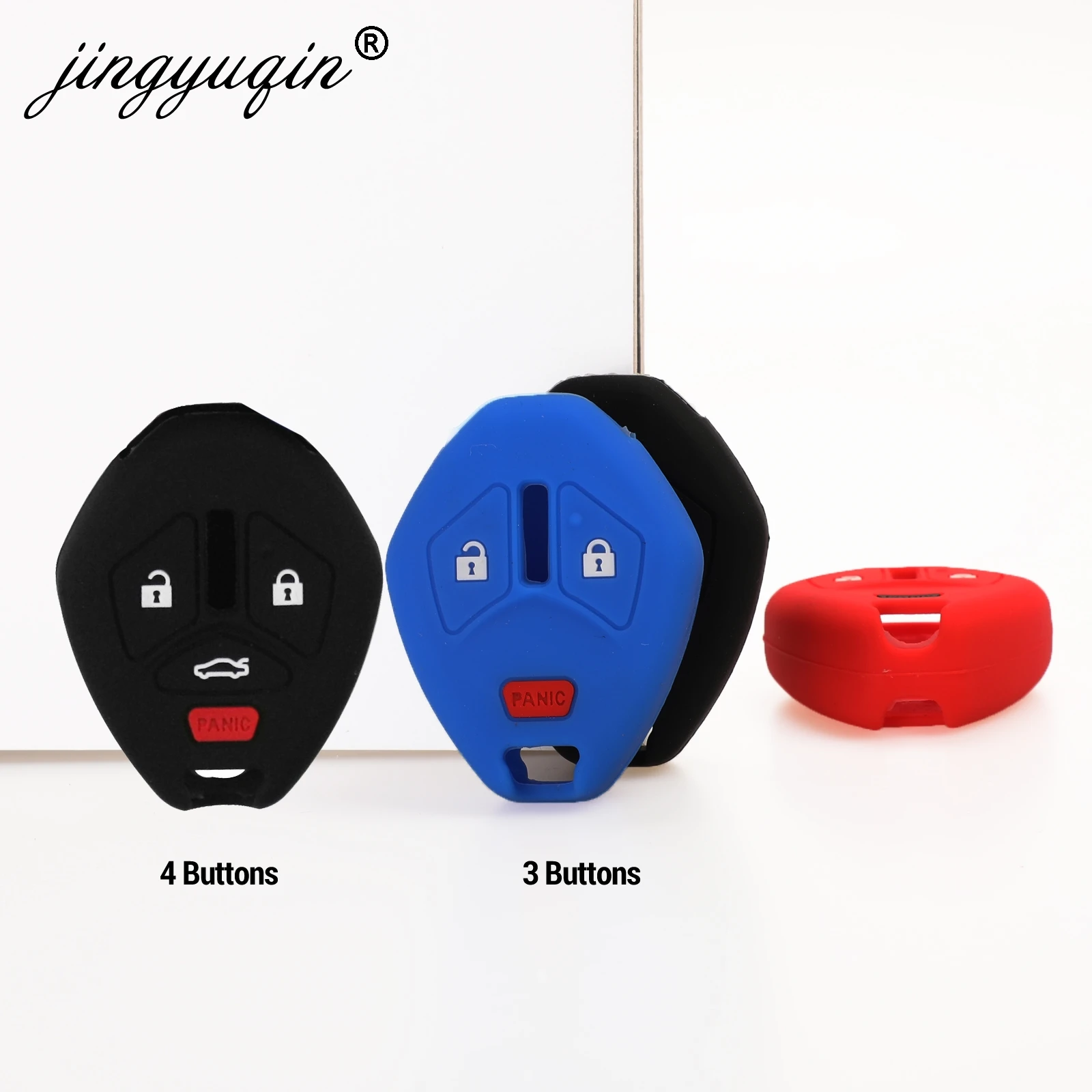 jingyuqin Silicone Skin Protect Holder for Mitsubishi Eclipse Galant Lancer Raider Endeavor Outlander Remote Key fob Cover Case
jingyuqin Silicone Skin Protect Holder for Mitsubishi Eclipse Galant Lancer Raider Endeavor Outlander Remote Key fob Cover Case