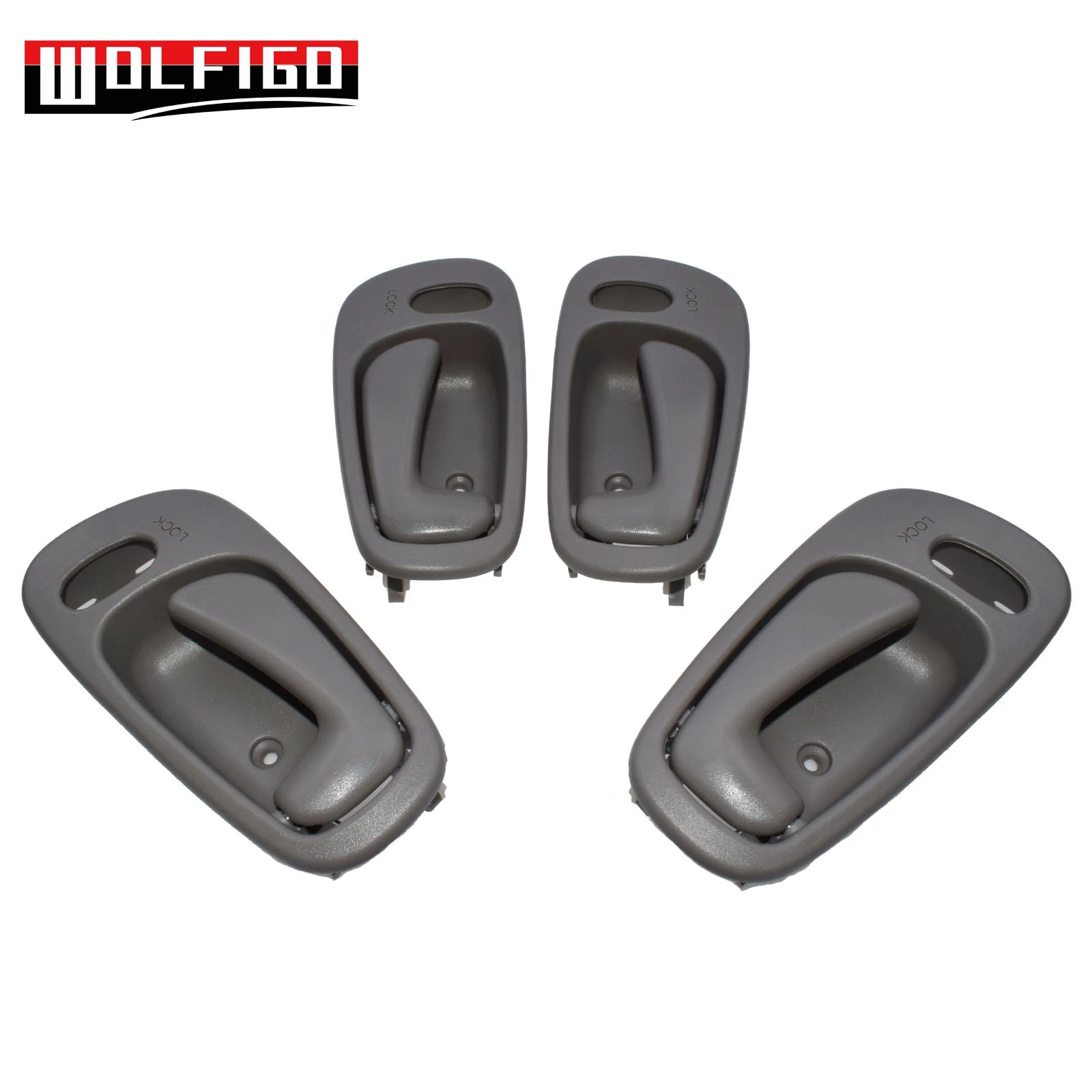 WOLFIGO New Grey Inner Interior Door Handle w/ Power Lock Hole Front Rear Left Right For Toyota Corolla 1998-2002 69206-02060
WOLFIGO New Grey Inner Interior Door Handle w/ Power Lock Hole Front Rear Left Right For Toyota Corolla 1998-2002 69206-02060