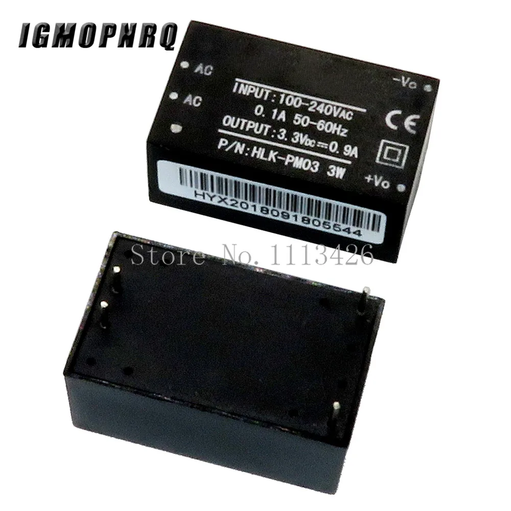 HLK-PM03 AC-DC 220V to 3.3V Step Down Buck Power Supply Module Intelligent Household Switch Converter
HLK-PM03 AC-DC 220V to 3.3V Step Down Buck Power Supply Module Intelligent Household Switch Converter