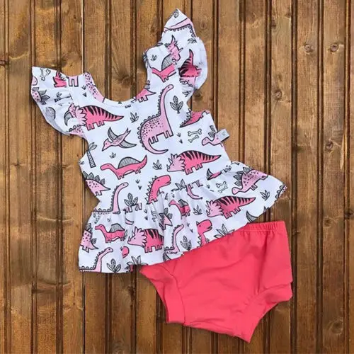 2018 New Summer Kids Baby Casual Pink Dinosaur 2Pcs Toddler Kids Baby Girl Ruffles Tops T-shirt Dress PP Shorts Children Outfits
2018 New Summer Kids Baby Casual Pink Dinosaur 2Pcs Toddler Kids Baby Girl Ruffles Tops T-shirt Dress PP Shorts Children Outfits