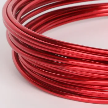 Red Aluminium Wire 1/1.5/2/2.5/5mm Soft Metal Beading Wire Versatile Painted Aluminium Wire For DIY Jewelry Findings
Red Aluminium Wire 1/1.5/2/2.5/5mm Soft Metal Beading Wire Versatile Painted Aluminium Wire For DIY Jewelry Findings
