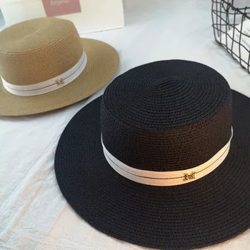 10pcs/lot 01902-DUXIAO4575 Summer RIBBON m letter straw fedoras hat sunscreen men women panama caps shading
10pcs/lot 01902-DUXIAO4575 Summer RIBBON m letter straw fedoras hat sunscreen men women panama caps shading