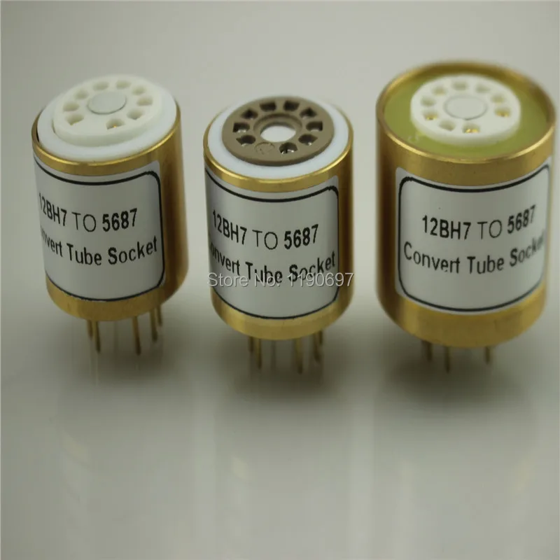 1PC 12BH7(Top) TO 5687(Bottom) 9Pins TO 9Pins Tube DIY Audio Vacuum Tube Adapter Socket Converter Free Shipping
1PC 12BH7(Top) TO 5687(Bottom) 9Pins TO 9Pins Tube DIY Audio Vacuum Tube Adapter Socket Converter Free Shipping