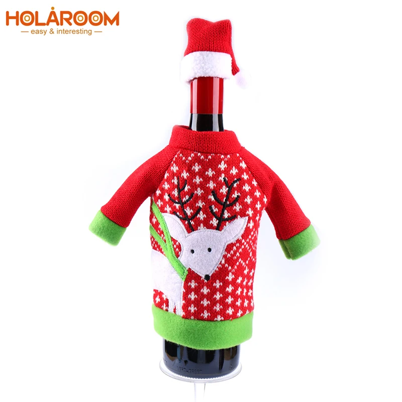 Christmas Wine Bottle Cover Christmas Decoration for Home Christmas Deer Elk Red Wine Champagne Bottle Covers Bag Table Decor
Christmas Wine Bottle Cover Christmas Decoration for Home Christmas Deer Elk Red Wine Champagne Bottle Covers Bag Table Decor