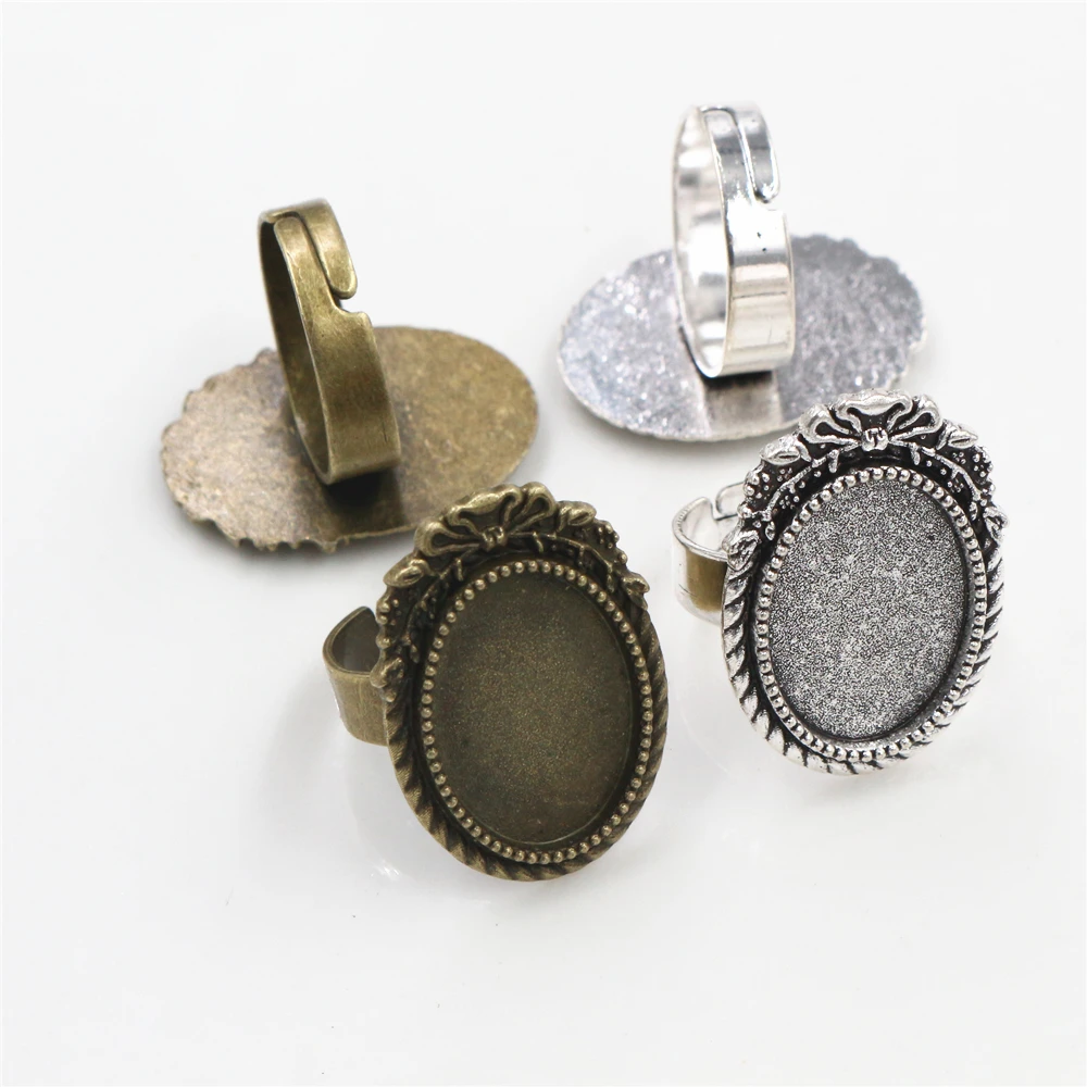 Fit 13x18mm 5pcs Bronze Antique Silver Colors Plated Oval Adjustable Ring Settings Blank/Base,Fit 13x18mm Glass Cabochons
Fit 13x18mm 5pcs Bronze Antique Silver Colors Plated Oval Adjustable Ring Settings Blank/Base,Fit 13x18mm Glass Cabochons