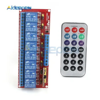 8 Channel DC 12V Multi-function Infrared Remote Control Relay Module With Dual Trigger Two-way Driver IC Module Bidirectional
8 Channel DC 12V Multi-function Infrared Remote Control Relay Module With Dual Trigger Two-way Driver IC Module Bidirectional