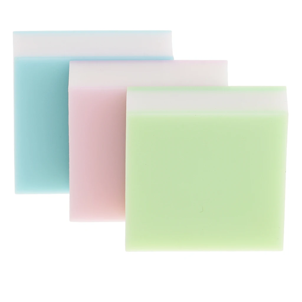 3 pcs Crystal Jelly Rubber Blocks Rubber Stamp DIY Sculpture Tool for Scrapbooking Postcards Invitation Cards DIY Project 3cm 3 pcs Crystal Jelly Rubber Blocks Rubber Stamp DIY Sculpture Tool for Scrapbooking Postcards Invitation Cards DIY Project 3cm
